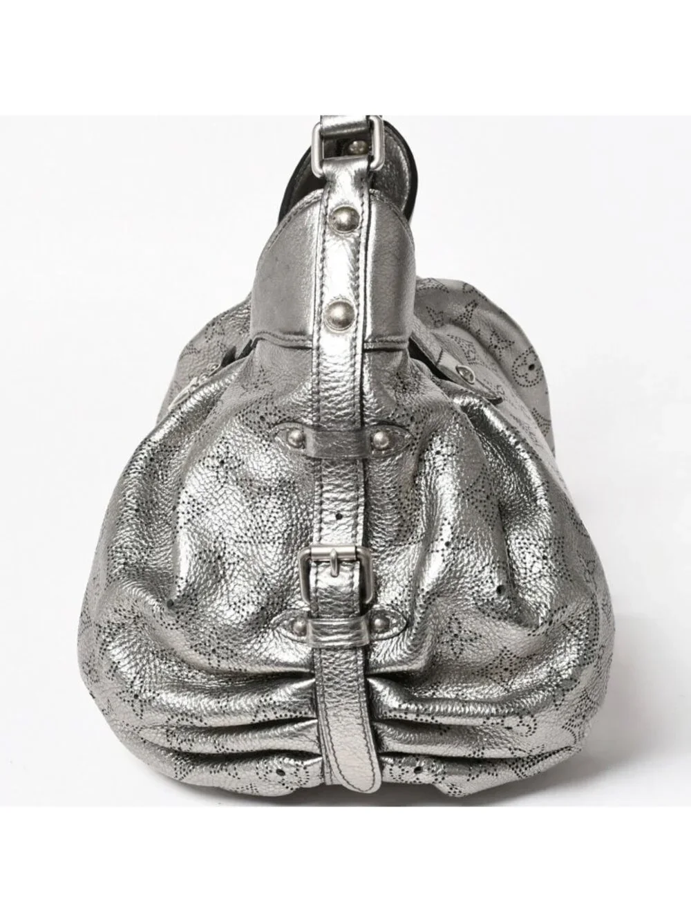 Louis Vuitton Mahina XS Shoulder Bag Argent Metallic Silver